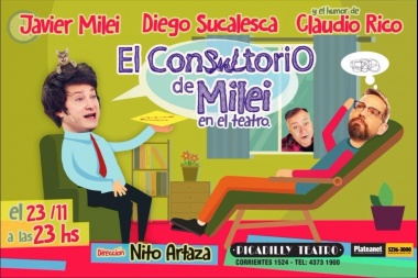 Artaza reveló que cuando produjo la obra de teatro de Milei comprobó que no tiene los patitos en fila