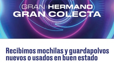 Participantes de Gran Hermano apoyan la colecta anual de La Plata Solidaria por útiles escolares
