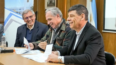 En Florencio Varela: convenio entre AUBASA y la Universidad Jauretche para la creación de un campus deportivo