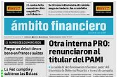 Otro diario papel a la lona: el histórico Ämbito Financiero solo se podrá leer por internet