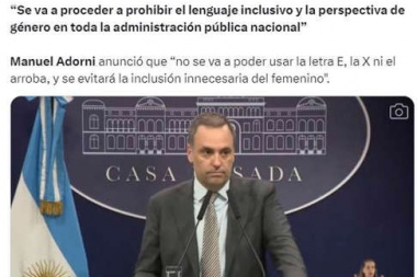 Hije de pute: también prohibieron el lenguaje inclusivo en la administración pública nacional