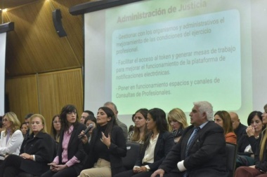 Por transparencia y modernización, "Abogacía Unida + Abogar" presentó sus propuestas ante 400 profesionales