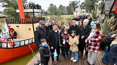 El lugar que soñó Evita: Alak y Kicillof inauguraron la primera etapa de la puesta en valor de la República de los Niños