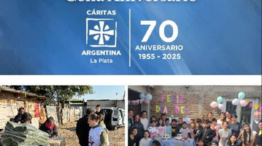 A esta cena hay que ir: la del 70° Aniversario de Cáritas La Plata