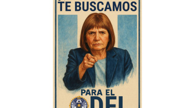 Ve muchas películas: con un afiche que emula al Tío Sam, Bullrich recluta para el un FBI criollo