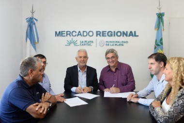 Para que no te roben: acuerdan el desembarco en La Plata de un Mercado Bonaerense del productor al consumidor