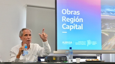 Ante entidades y PyMEs de La Plata, Arteaga presentó el ambicioso Plan de Obras Región La Plata de AUBASA